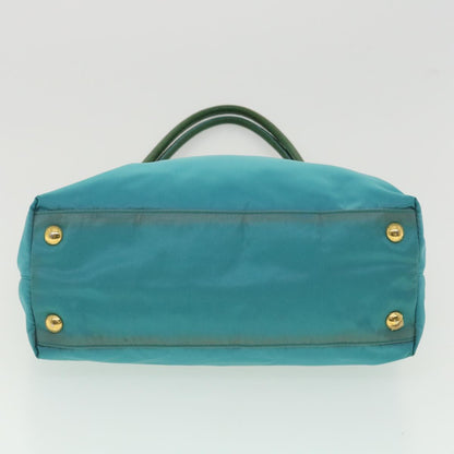 Prada Shoulder Bag Nylon Light Blue  36530