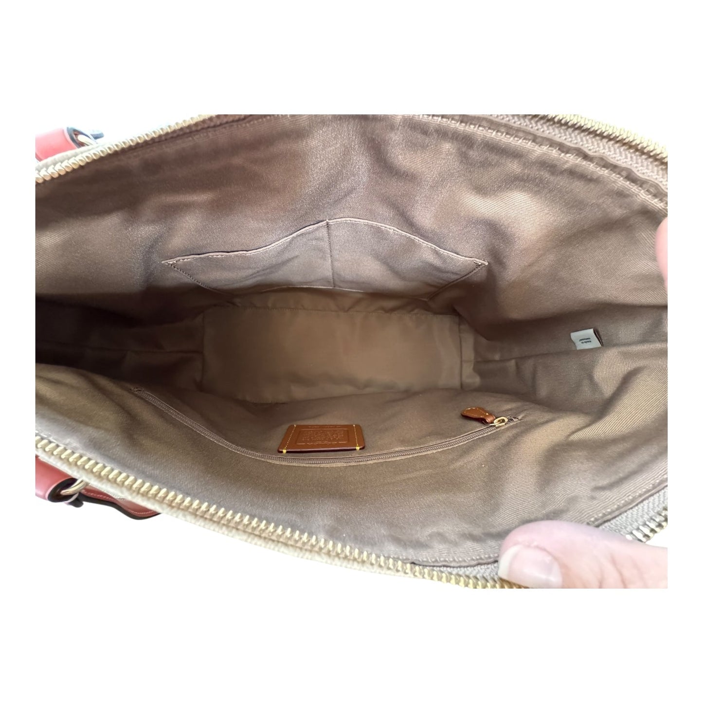 Handbag Designer By Coach In Multi, Size:Large