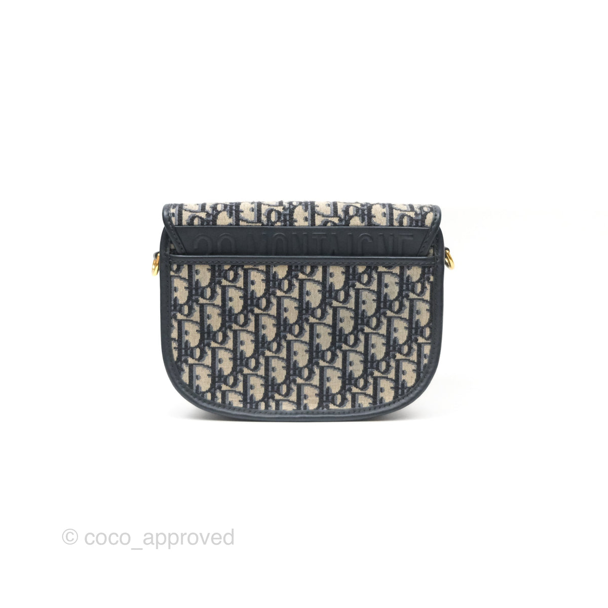 Dior Medium Bobby Bag Blue Oblique Jacquard Canvas