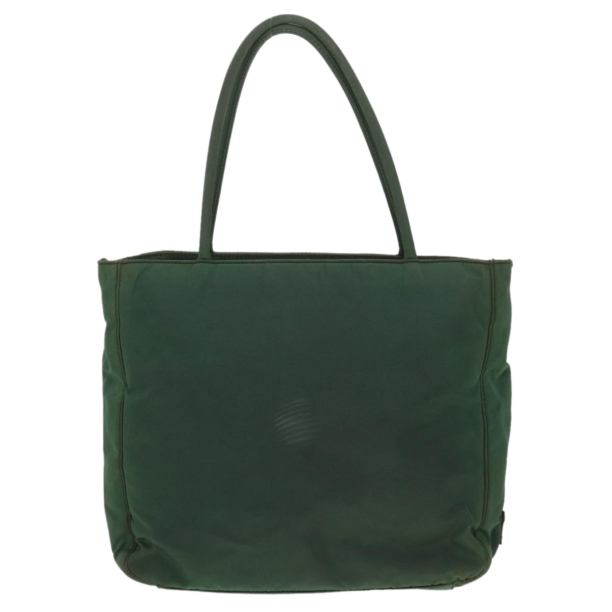 Prada Hand Bag Nylon Green  36639