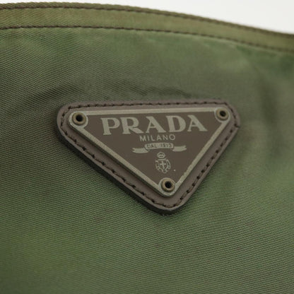 Prada Shoulder Bag Nylon Khaki  36647