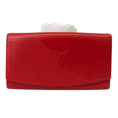 Louis Vuitton Red Leather Opera clutch bag