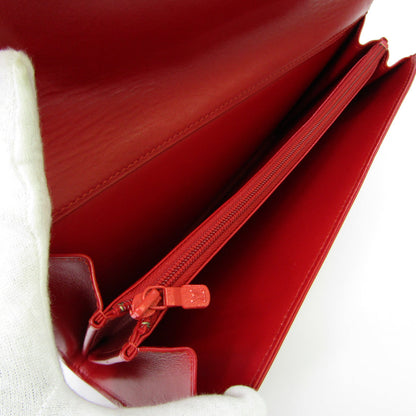 Louis Vuitton Red Leather Opera clutch bag