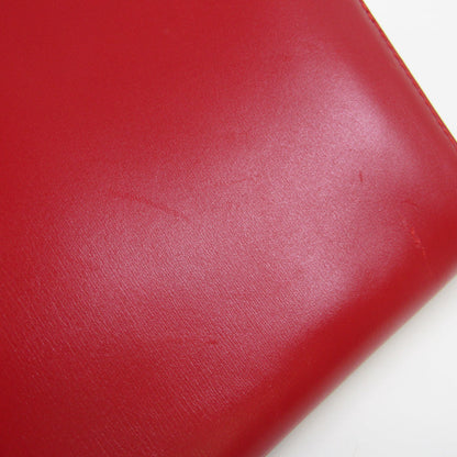 Louis Vuitton Red Leather Opera clutch bag