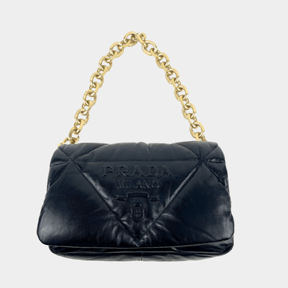 Prada Padded Nappa Leather Shoulder Bag