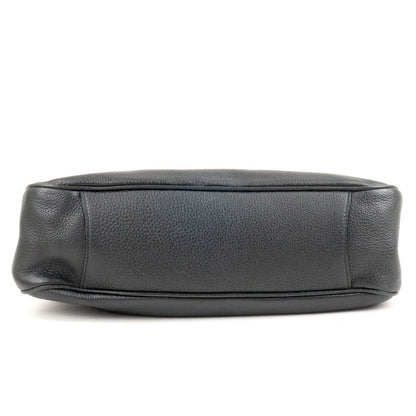 PRADA Vitello Phenix Leather Shoulder Bag NERO Black B4894M