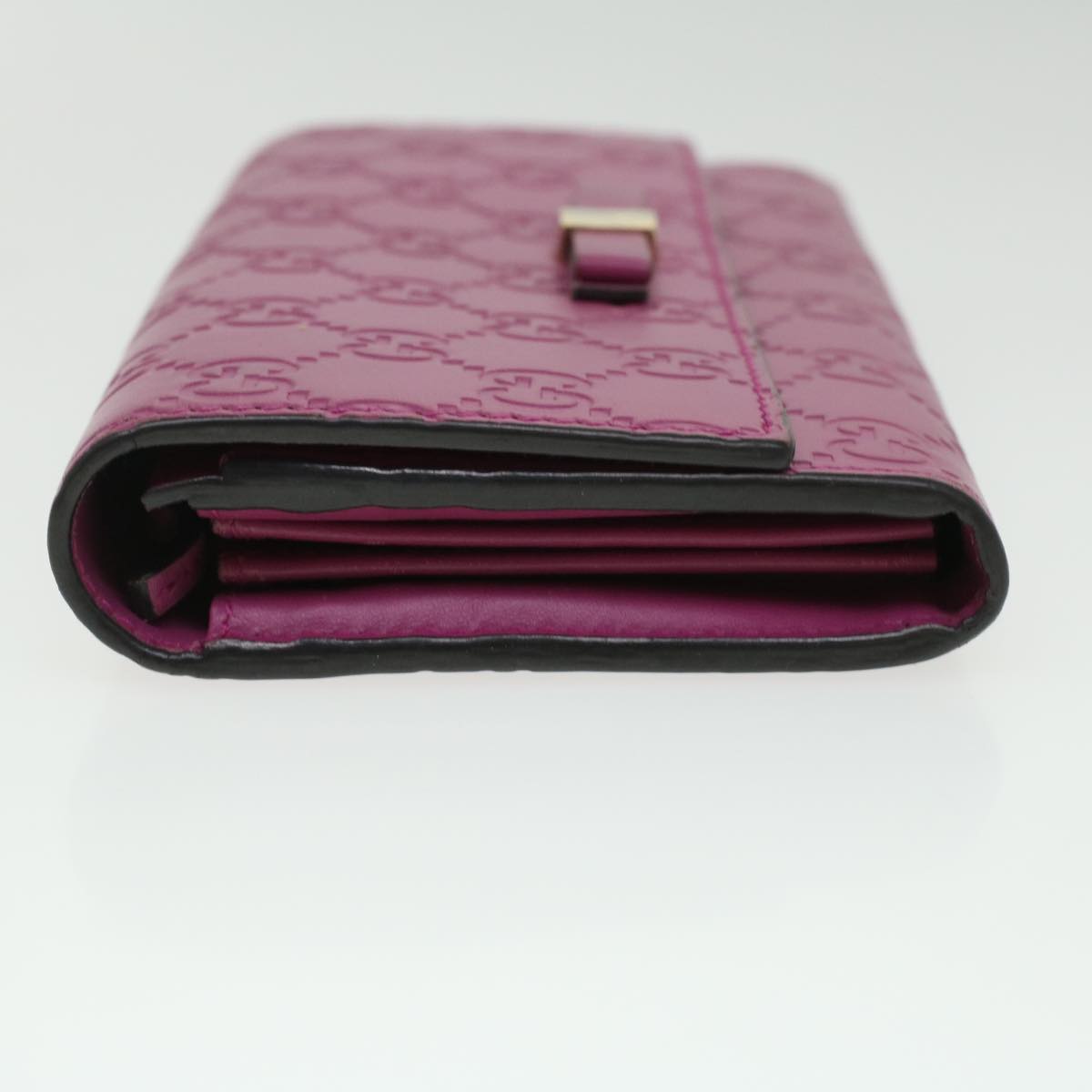 GUCCI ssima Long Wallet Pink 388679  36795