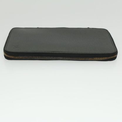 LOUIS VUITTON Epi Organizer Voyage Travel Case Black LV Auth 36811