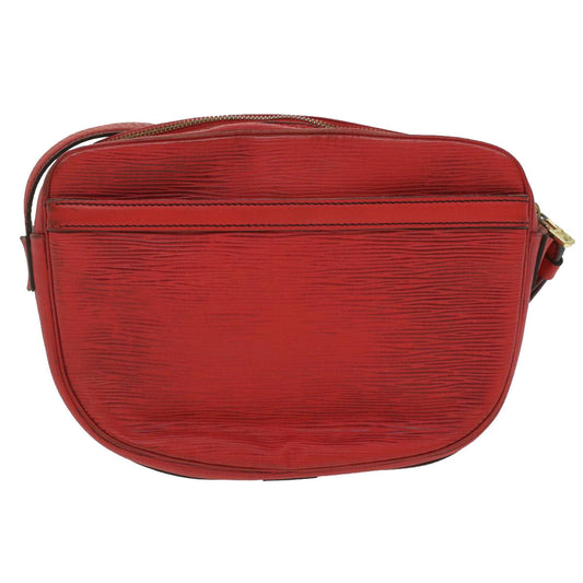 LOUIS VUITTON Epi June Feuille Shoulder Bag Red M52157 LV Auth 36897