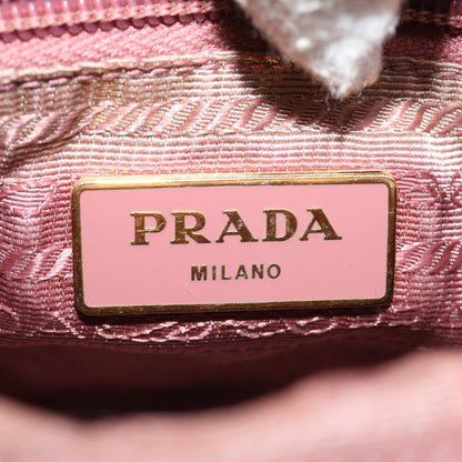 Prada Shoulder Bag Nylon 2way Pink  36966