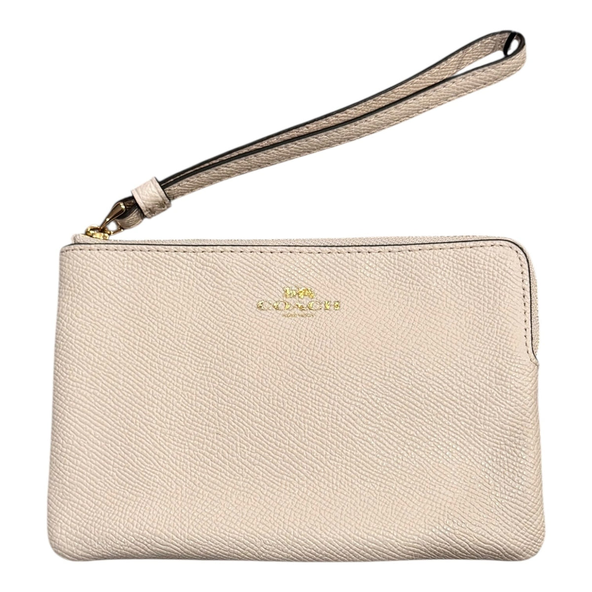 Wristlet Designer By Coach In Ivory, Size:Small