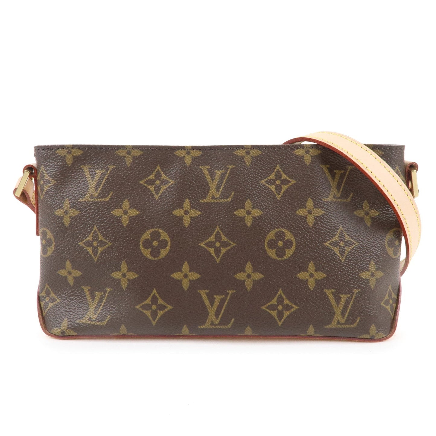 Louis Vuitton Monogram Trotteur Shoulder Bag Brown M51240