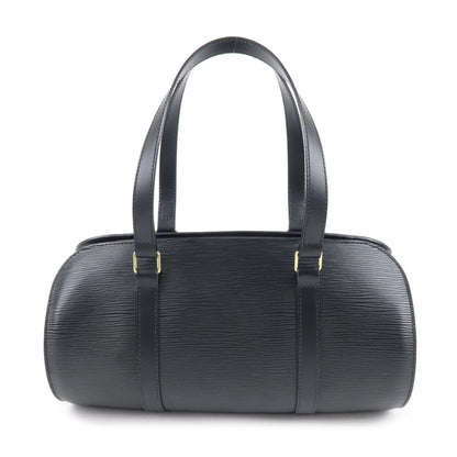 Louis Vuitton Epi Soufflot & Pouch Hand Bag Noir Black M52862