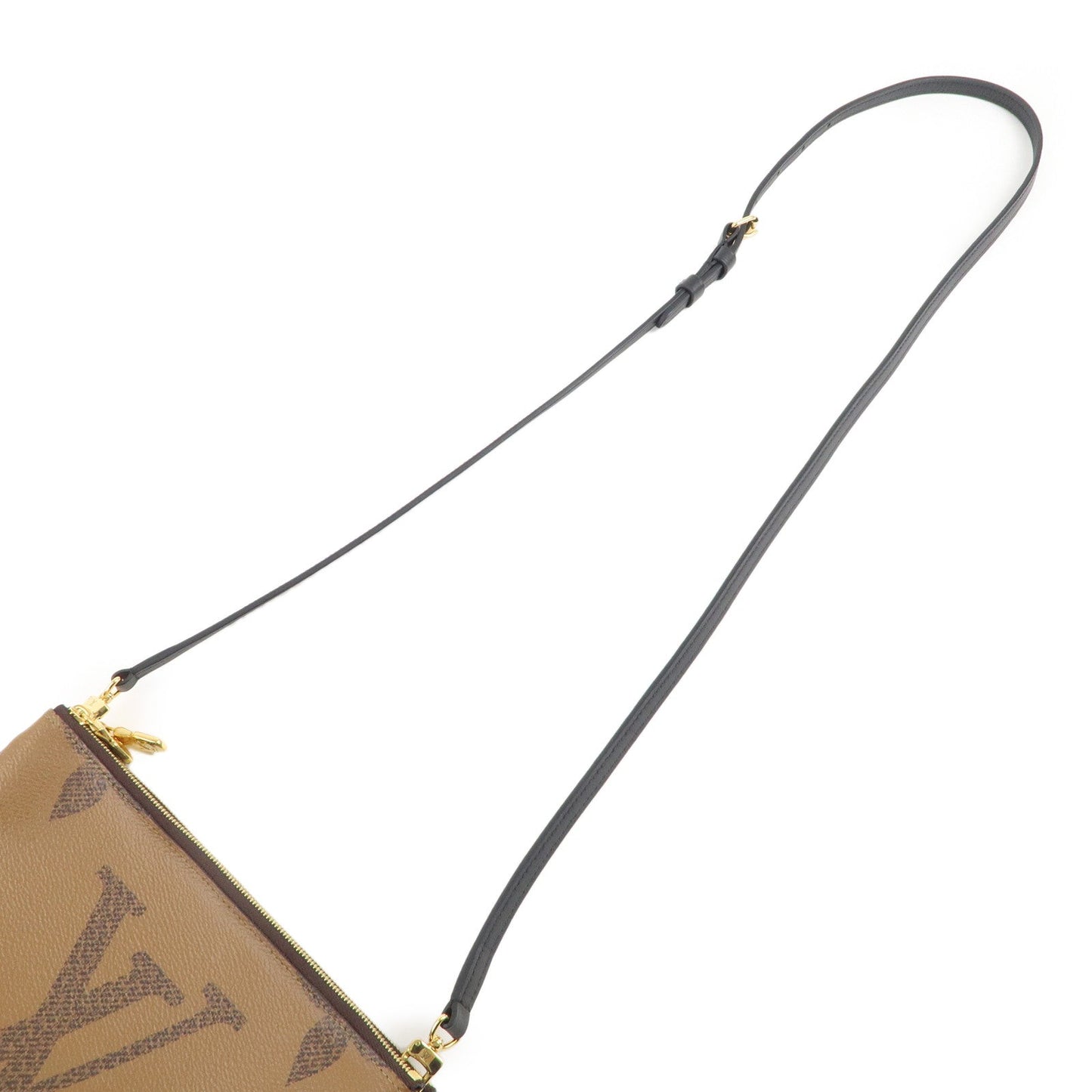 Louis Vuitton Monogram Reverse Pochette Double Zip 2Way Bag M69203