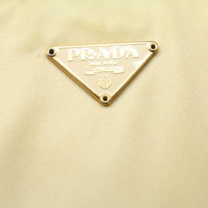 Prada Hand Bag Nylon Beige  37133