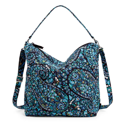 Oversized Hobo Shoulder Bag-Dreamer Paisley-Image 1-Vera Bradley