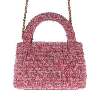Chanel Kelly Pink tweed Mini Bag