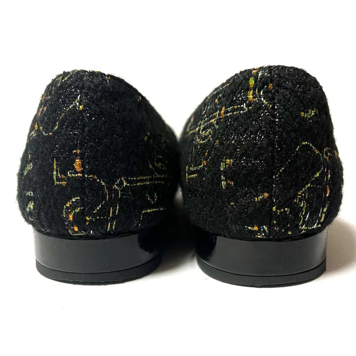 Chanel tweed ballerinas 35.5