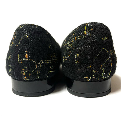 Chanel tweed ballerinas 35.5