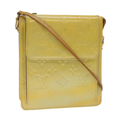 LOUIS VUITTON Monogram Vernis Motto Accessory Pouch Beige M91136 LV 37735