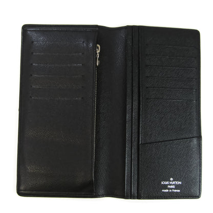 Louis Vuitton Black Canvas Portefeuille Brazza wallet accessories