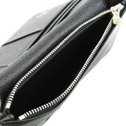 Louis Vuitton Black Canvas Portefeuille Brazza wallet accessories