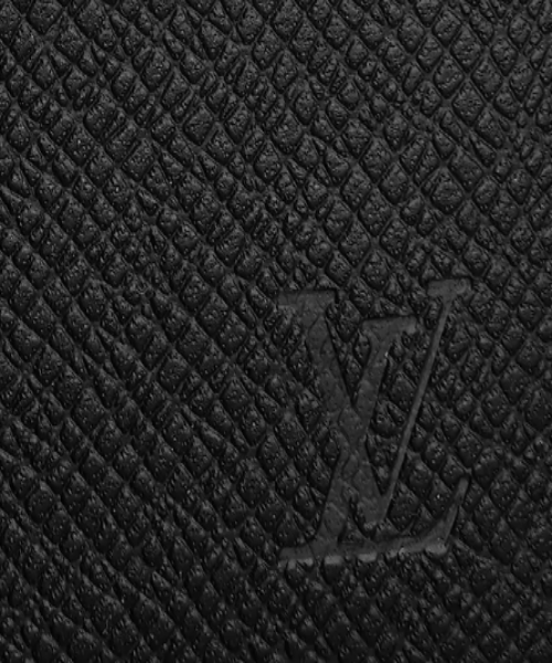 LV Slender ID Wallet Taiga Leather Bleu Marine