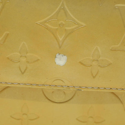 LOUIS VUITTON Monogram Vernis Mott Accessory Pouch Gris M91030 LV Auth 37907