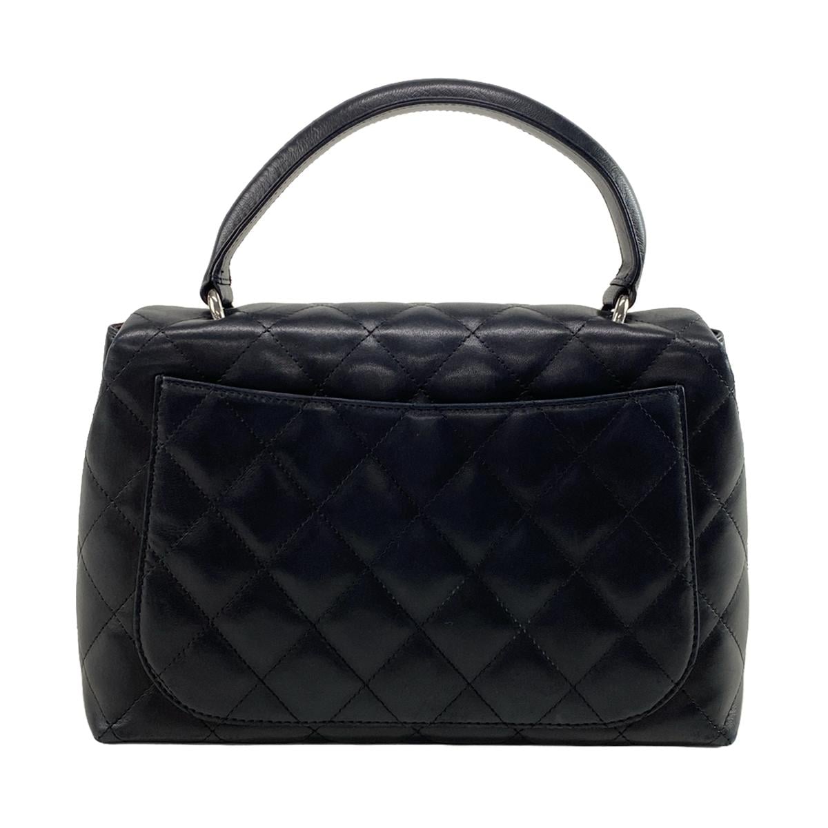 Chanel Top handle black bag