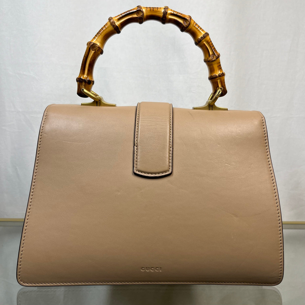 GUCCI Dionysus Bamboo Green Red & Beige Top Handle