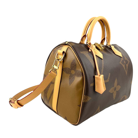 LOUIS VUITTON Speedy 30 Bandoliere Giant Monogram