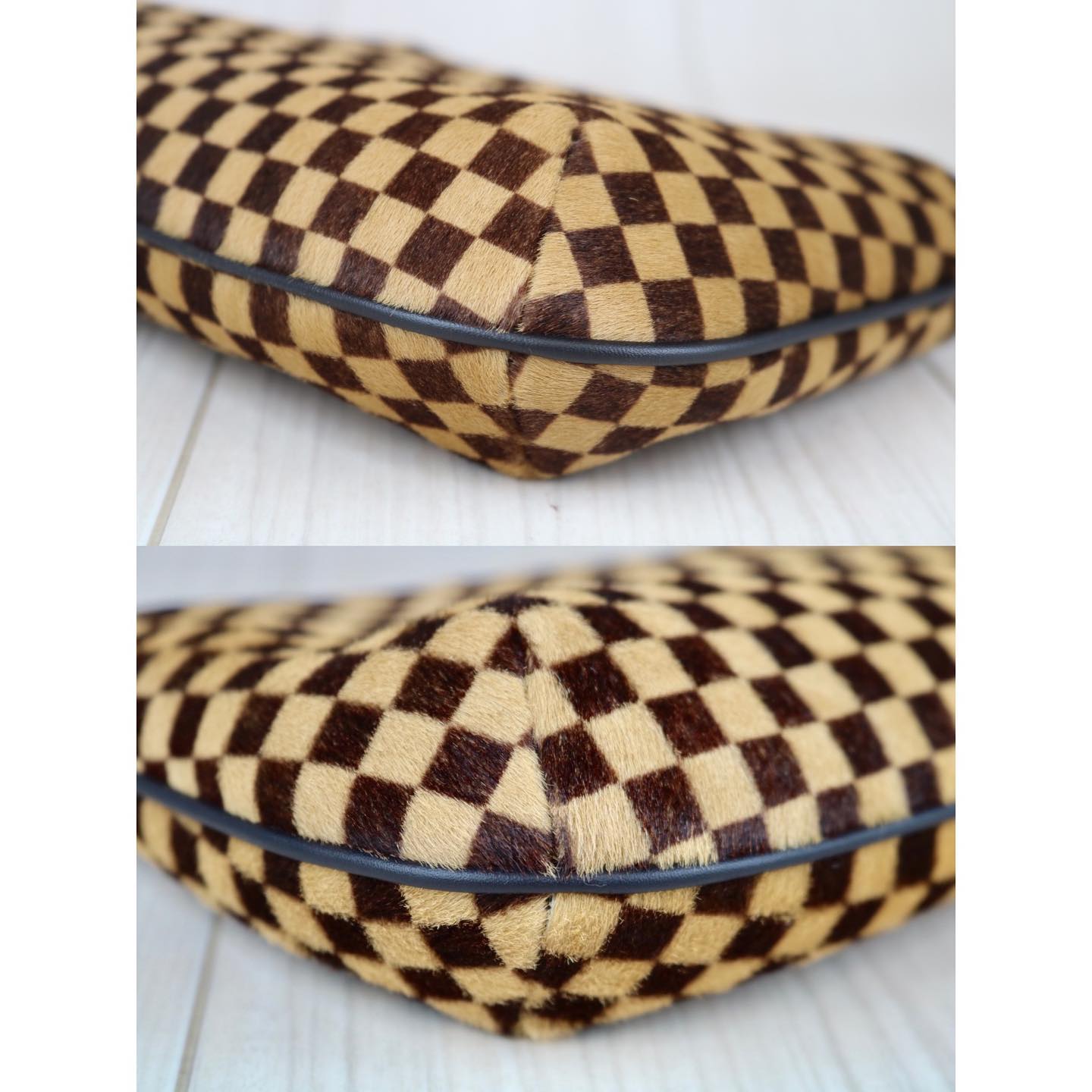 Rank SA ｜   LV Damier Horsehair Handbag  ｜090914