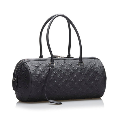 LOUIS VUITTON Louis Vuitton Monogram Amplant M40737 Handbag Leather Noir Black