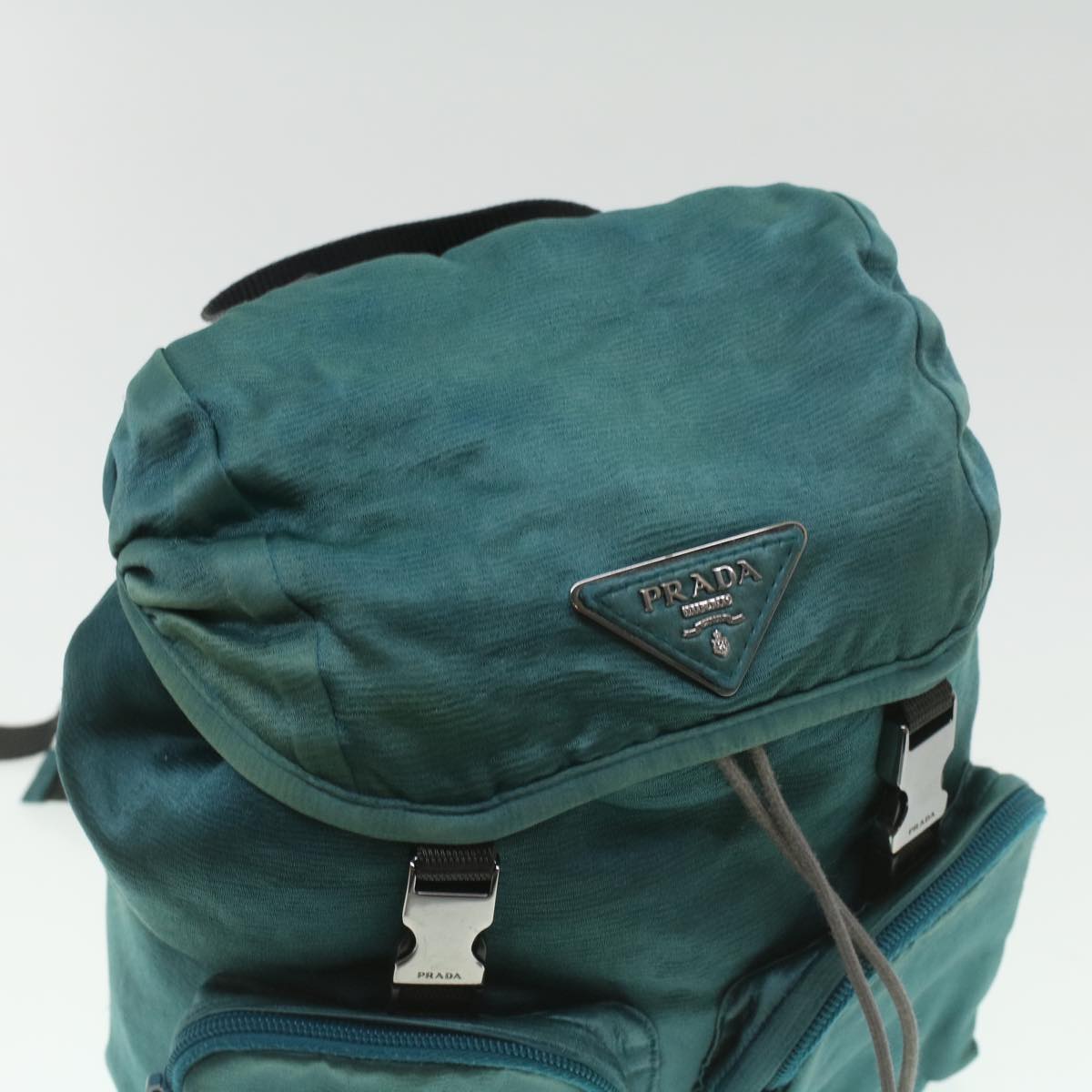 Prada Backpack Wool Light Blue  38035