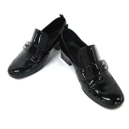 Chanel Black patent pumps