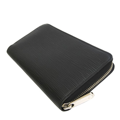 Louis Vuitton Black Leather Zippy organizer wallet accessories