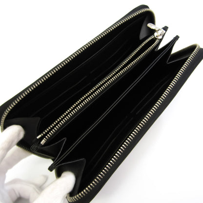 Louis Vuitton Black Leather Zippy organizer wallet accessories