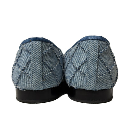 Chanel Denim Ballet Flats