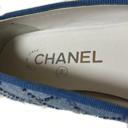 Chanel Denim Ballet Flats