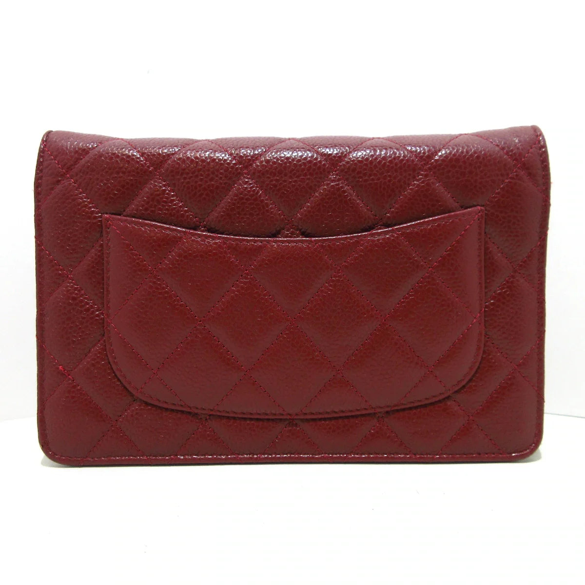 Chanel Red Wallet On Chain