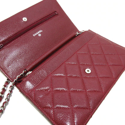 Chanel Red Wallet On Chain