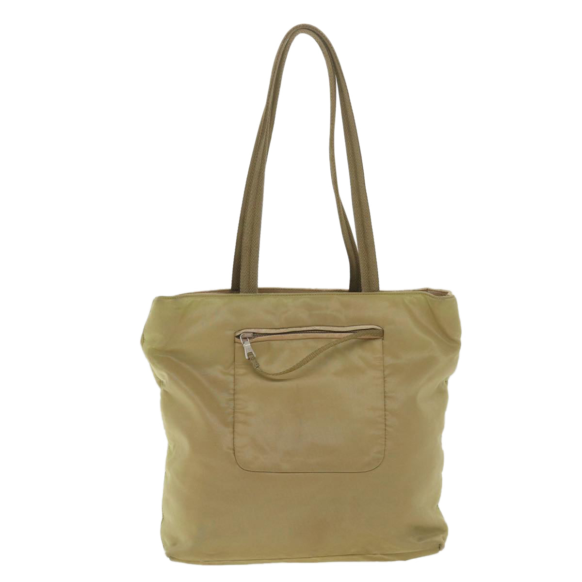 Prada Shoulder Bag Nylon Khaki  38297