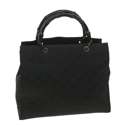 GUCCI GG Canvas Hand Bag Black  38354