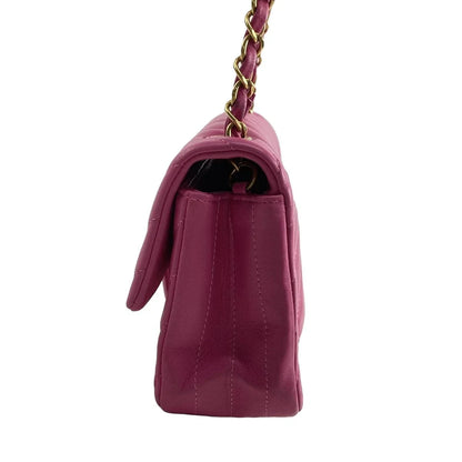 Chanel Pink Chevron classic bag
