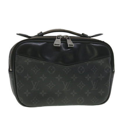 LOUIS VUITTON Monogram Eclipse Bum bag body bag Black M42906 LV 38390