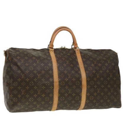 LOUIS VUITTON Monogram Keepall Bandouliere 60 Boston Bag M41412 LV 38416