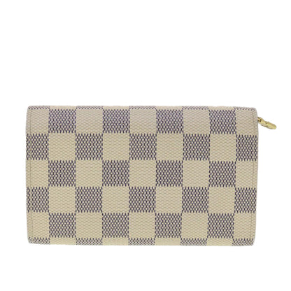 LOUIS VUITTON Damier Azur Porte Monnaie Billets Tresol Wallet N61744 38421