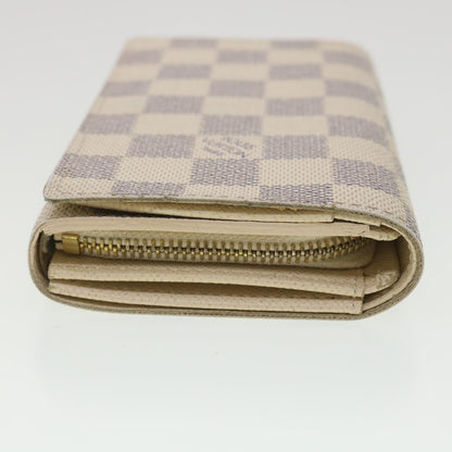 LOUIS VUITTON Damier Azur Porte Monnaie Billets Tresol Wallet N61744 38421
