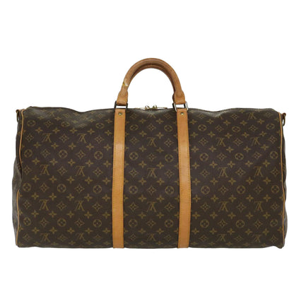 LOUIS VUITTON Monogram Keepall Bandouliere 60 Boston Bag M41412 LV 38426