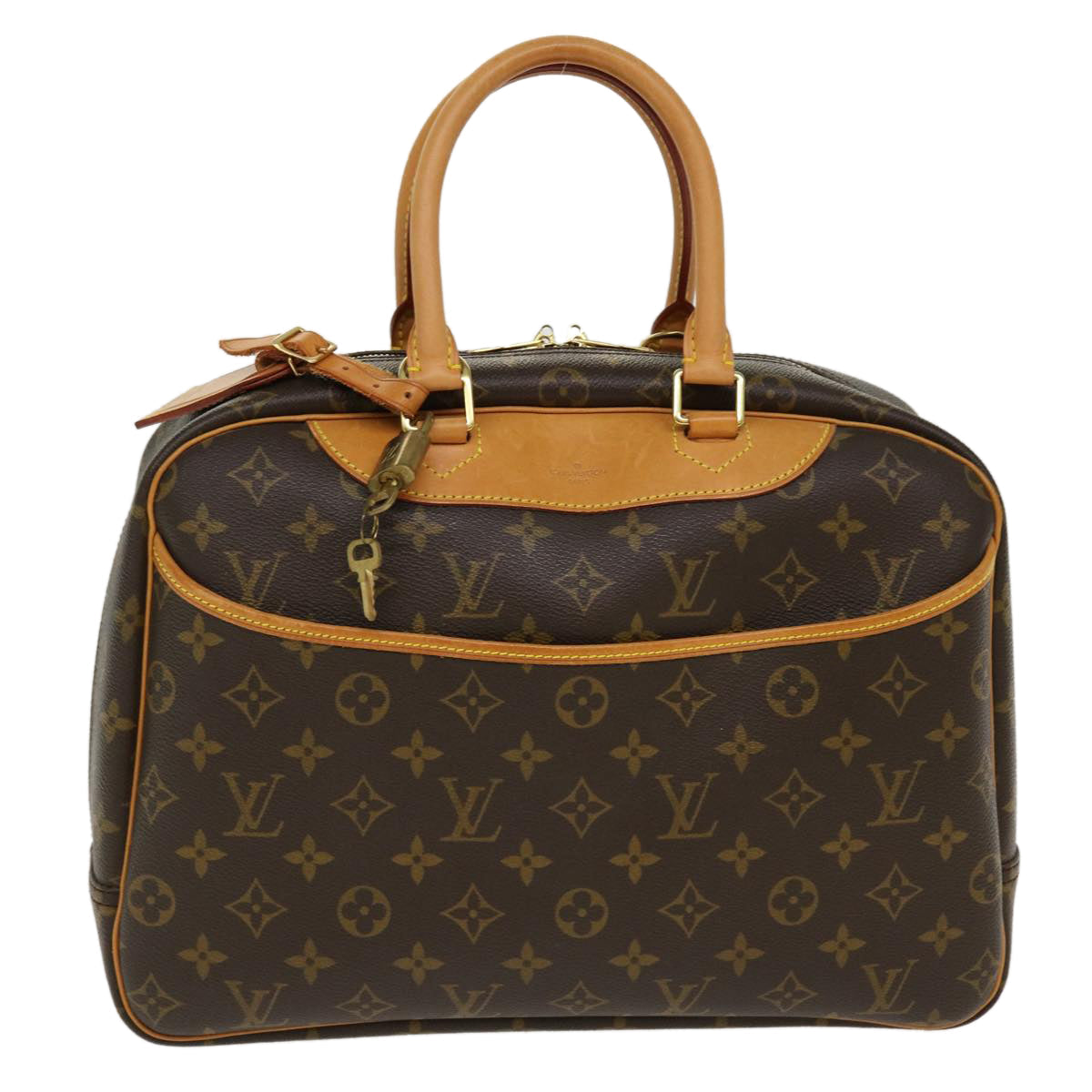 LOUIS VUITTON Monogram Deauville Hand Bag M47270 LV 38427